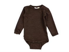 Joha dark brown body merino wool